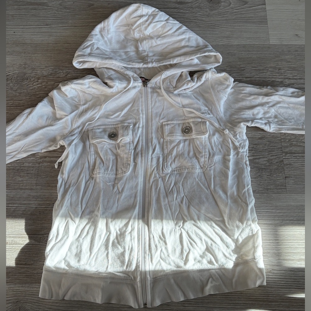 Juicy Couture White women’s Hooded zip up